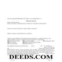 Shelby County Deed Of Trust Form Tennessee Deeds