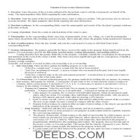 windsor deed executor county vermont form guide deeds