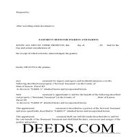 Wallace County Easement Deed Guide Page 1