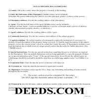 county hunt attorney specific power bexar property form texas purchase deeds document included last