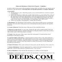 disclaimer hennepin interest county minnesota form deeds document included updated last