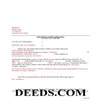 Madison County Construction Lien Amendment Forms 