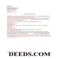 Washoe County Completed Example of the Correction Deed Document Page 1