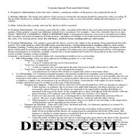 warranty deed orange special county vermont form deeds document included updated last