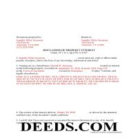 affidavit deeds probate