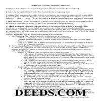 columbia district deed trustee county form deeds document included last