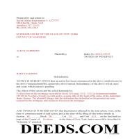 Kings County Notice of Pendency Forms | New York | Deeds.com