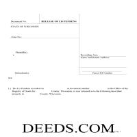 Vernon County Release of Lis Pendens Forms | Wisconsin | Deeds.com